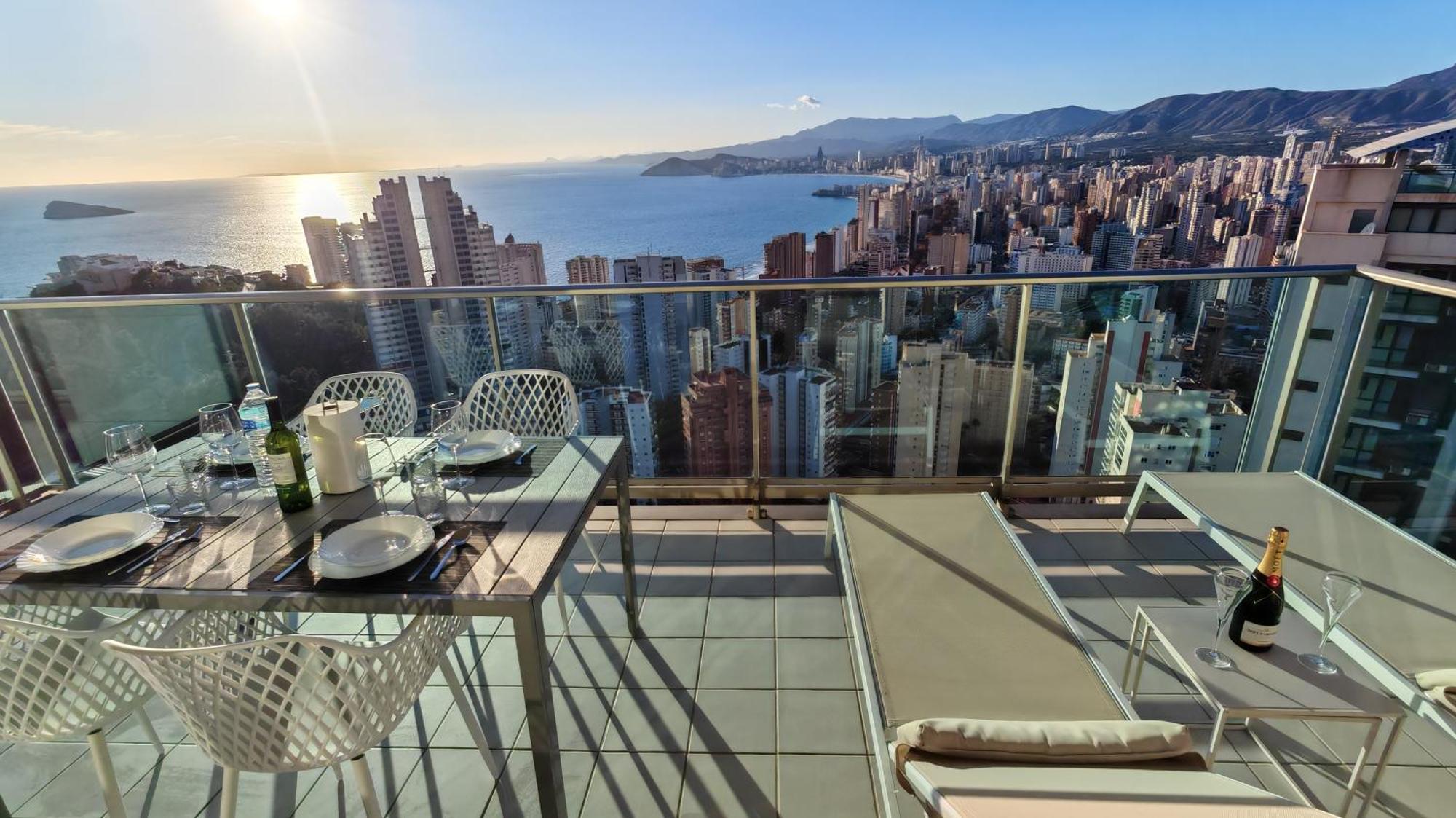 Skyline Floor 28 Sea Views Apartment Benidorm Ngoại thất bức ảnh
