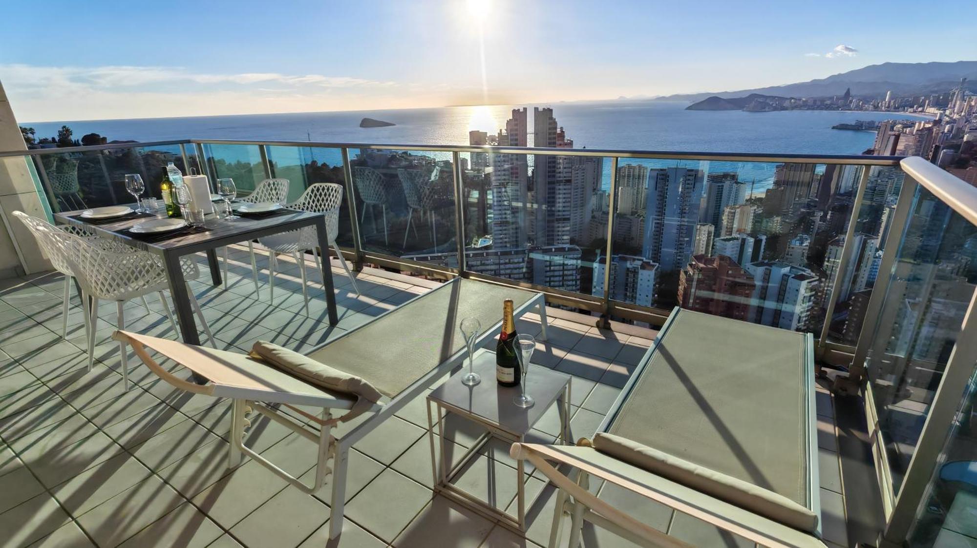 Skyline Floor 28 Sea Views Apartment Benidorm Ngoại thất bức ảnh