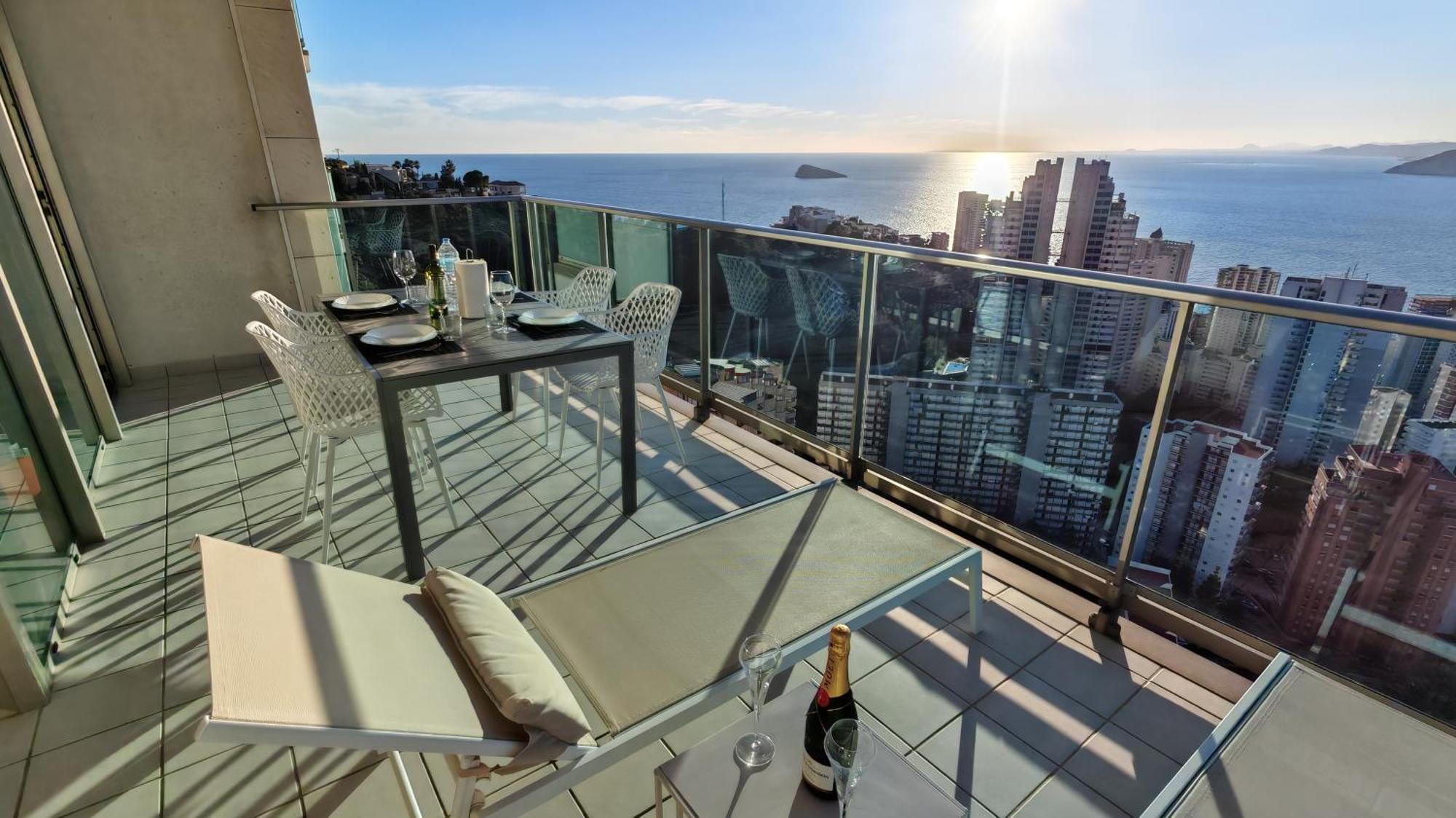 Skyline Floor 28 Sea Views Apartment Benidorm Ngoại thất bức ảnh